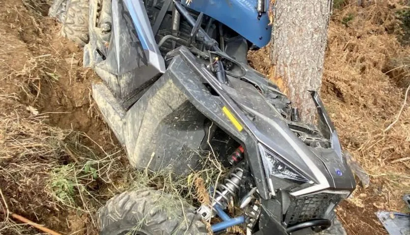 Accidente de un vehículo tipo