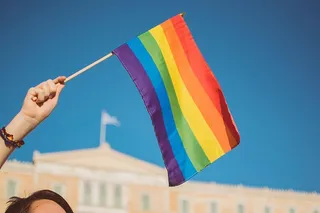 Multicolored striped flaglet