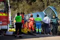 Imagen del accidente ocurrido en Espeja. IMAGEN ICAL/VICENTE