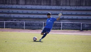 Mike, en el derbi ante el Guijuelo | FOTO SALAMANCA24HORAS.COM