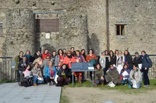 Mujeres participantes en el encuentro organizado por la Asociación Nordeste de Salamanca