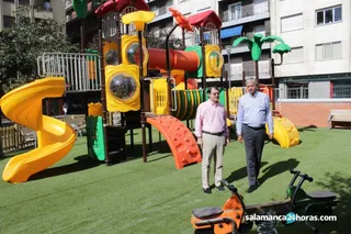 Visita del alcalde a las obras del parque Julián Sánchez El Charro (4)