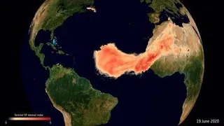 Nube de polvo subsahariano. Europa Press