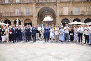 Concentración y minuto de silencio contra el terrorismo y a favor de las víctimas, con motivo del XXV Aniversario del secuestro y asesinato de Miguel Ángel Blanco