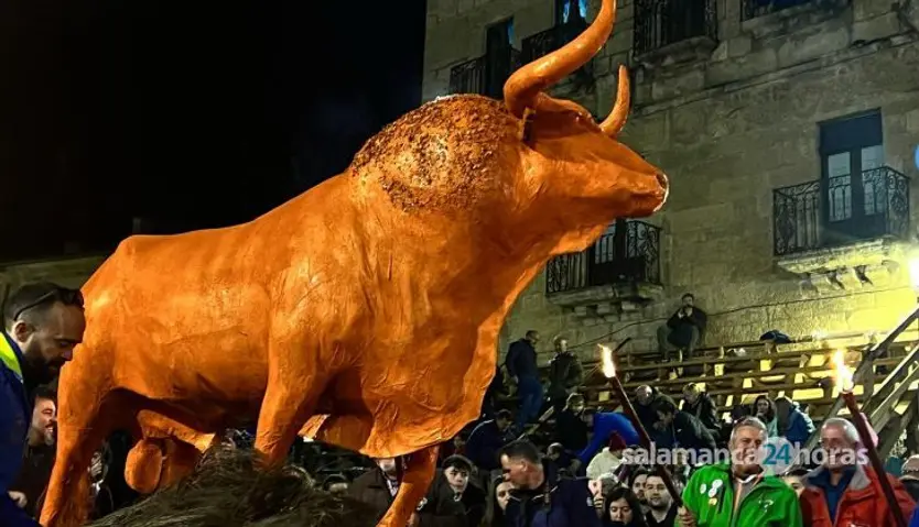 Quema del toro de Cenizos Carnaval del Toro Ciudad Rodrigo 2025 (25)