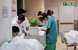 La sanidad pública, también diezmada en cuanto a recursos humanos