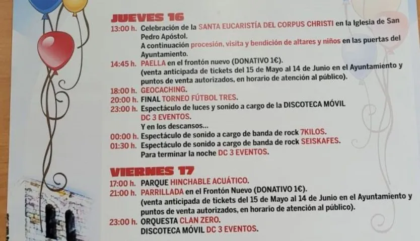 Cartel Fiestas Calvarrasa de Abajo