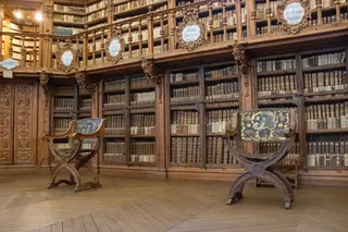 Sillería antigua de la Biblioteca General Histórica de la Universidad de Salamanca