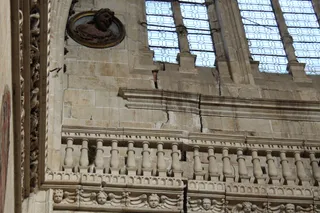 Grietas en la Catedral de Salamanca por el terremoto de Lisboa de 1755