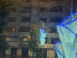 Comienza a nevar en Salamanca