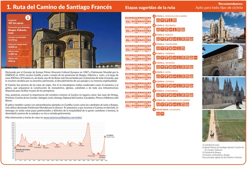 Ruta Del Camino De Santiago Francés