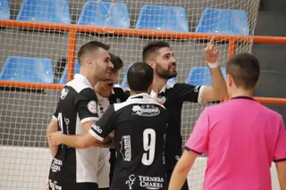 Sergio Hernández celebra un gol en un duelo anterior | FOTO SALAMANCA24HORAS.COM