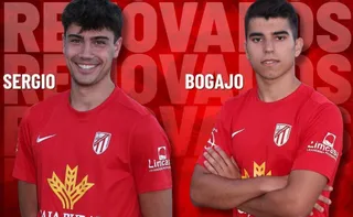 Sergio Sánchez y Bogajo | FOTO UD SANTA MARTA