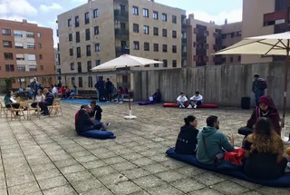 ‘Biblioteca humana’ en Salamanca