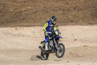 Lorenzo Santolino en el Rally de Marruecos