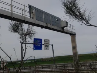 Radar de tráfico en la A 62 en Salamanca. Foto S24H
