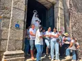 Romería De La Virgen De La Peña De Francia a Su Llegada Al Santuario. FOTOS: Verónica Tapia