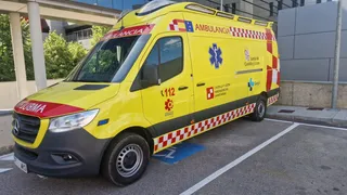 Ambulancia. Foto de archivo