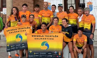 Escuela Triatlón Salmantina en el Regional de Triatlón.
