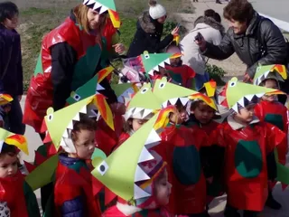 Carnaval en Terradillos. Foto de archivo