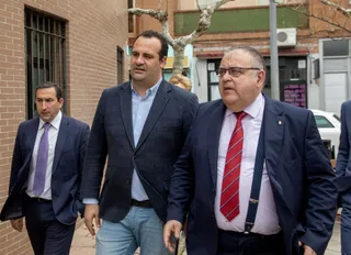 David Mingo, alcalde de Santa Marta, junto a Alejandro Vázquez | Susana Martín (Agencia ICAL)