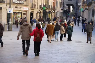 Gente Salamanca calles paseo