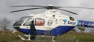 Un herido grave en un accidente de tráfico en Castillejo de Martín Viejo