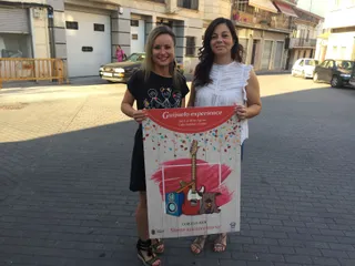 Las concejalas Sandra Ménde y María Jesús Moro en la Gabriel y Galán