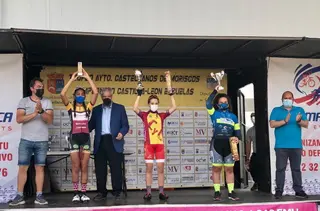 Un doblete y un subcampeonato para la Escuela de Ciclismo Salmantina en el Regional