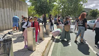 Marcha de los niños saharauis