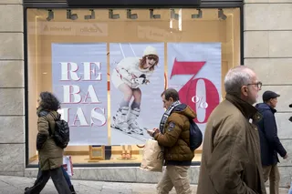 Rebajas en el comercio salmantino. Foto: Jesús Formigo (ICAL)