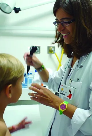 Pie de foto: el periodo de contagio en niños puede hasta duplicarse frente a los adultos La neumonía es la consecuencia de la gripe más temida ·