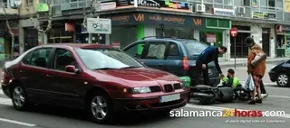 Herido un motorista en un accidente de tráfico en la avenida de Mirat
