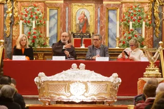 Presentación de la restauración de la urna de Santa Teresa