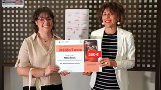Mª del Carmen de la Cerda, ganadora de la fase local del concurso #HiloTesis 2026 | Universidad Pontificia de Salamanca