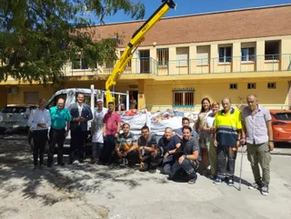 Entrega de alimentos de Santa Marta a Proyecto Hombre