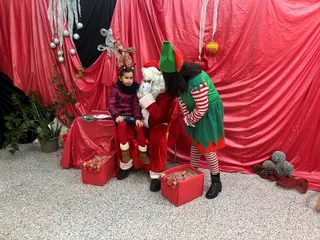 Visita Papá Noel en Carbajos de la Sagrada