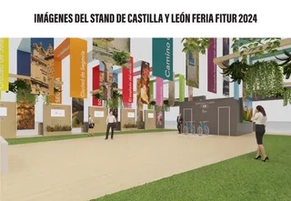 Imagen del stand de Castilla y León en FITUR 2024