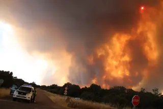 Incendio entre Fermoselle y Trabanca