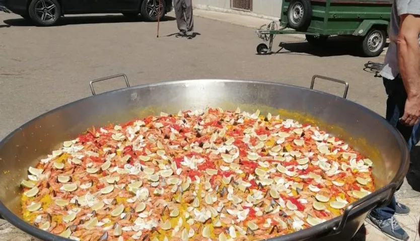 Paellada popular en Masueco