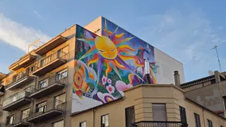 Mural de Murfin en el Barrio del Oeste