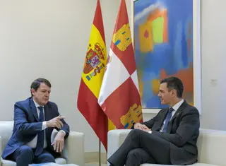 Reunión de Mañueco con Pedro Sánchez en La Moncloa