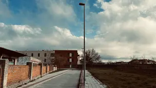 Una de las farolas de Peñaranda de Bracamonte
