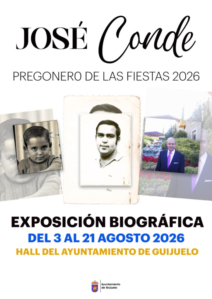 Cartel De La Exposici&oacute;n En Honor a Jos&eacute; Conde