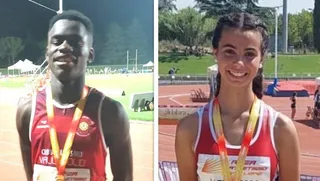 José Toumani y Diana López | FOTO CA VALLADOLID