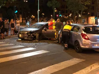 Accidente en el paseo del Rollo