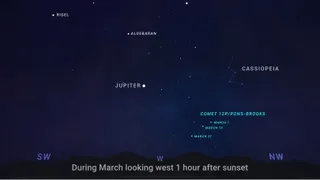 Posición del cometa 'Diablo' en el universo - FOTO: NASA
