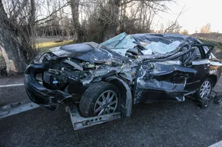 Un fallecido en un accidente de tráfico en la carretera de Vilecha de la capital leonesa - Campillo (ICAL)
