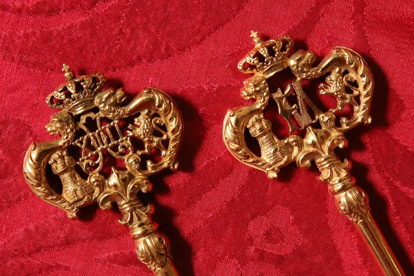 Réplica de la llave real del sepulcro de Santa Teresa enviada al rey Felipe (1)