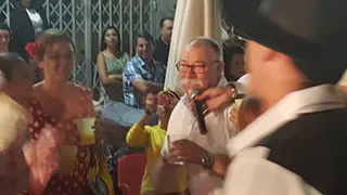 Desfile de carrozas en Aldeadávila de la Ribera